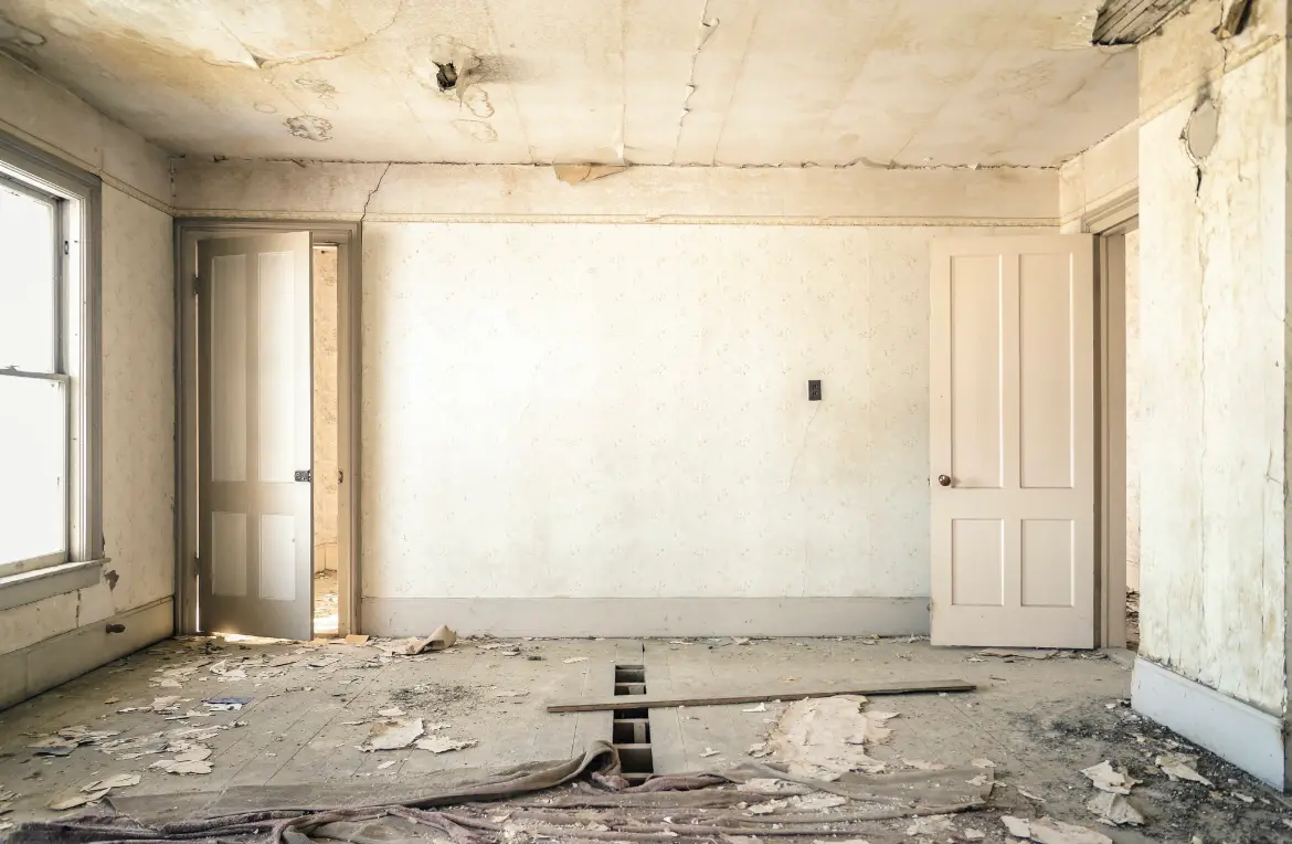 Waste disposal crew managing a cleanout project in West Puente Valley